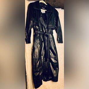 🖤 Vintage Pelle Studio Genuine Leather Trench Coat 🖤